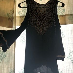 Cold shoulder blouse